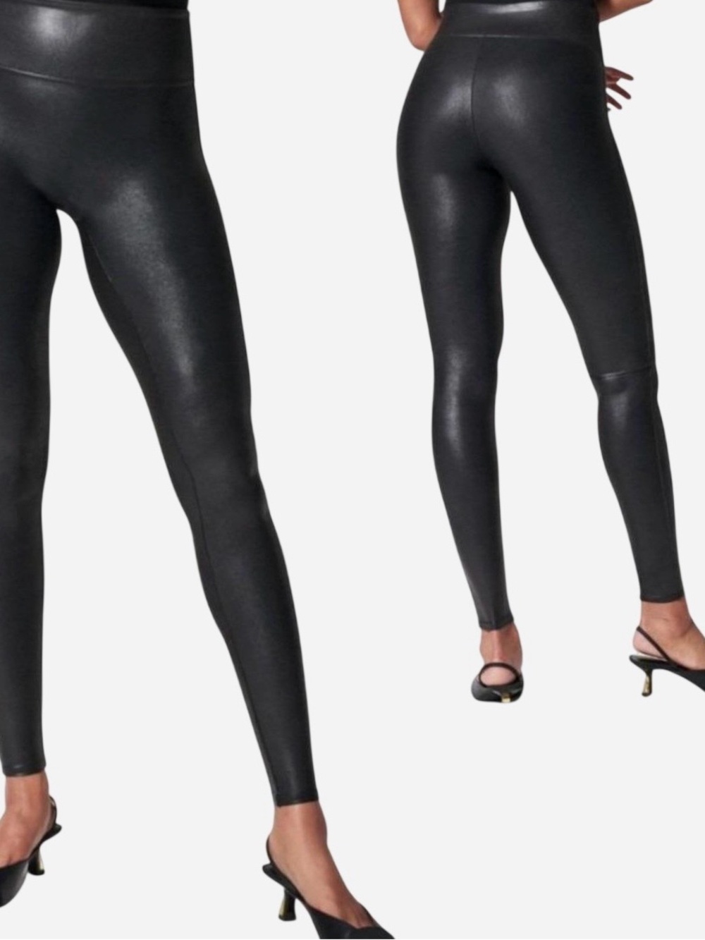 SPANX High-Rise Glossy Faux Leather Leggings
